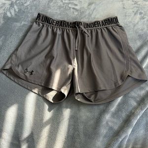 Grey Under Armour Athletic Shorts